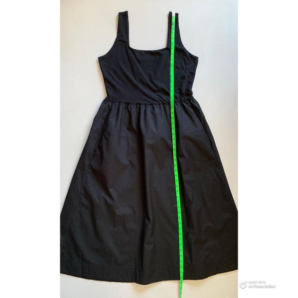 Everlane Size XL Black Supima Jersey Riviera Dress Midi Dress NWOT - Picture 16 of 17